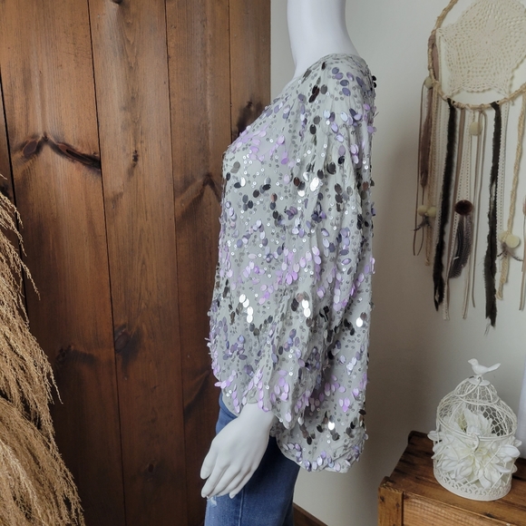 Gorgeous Sequin Top by Calypso - Picture 3 of 14